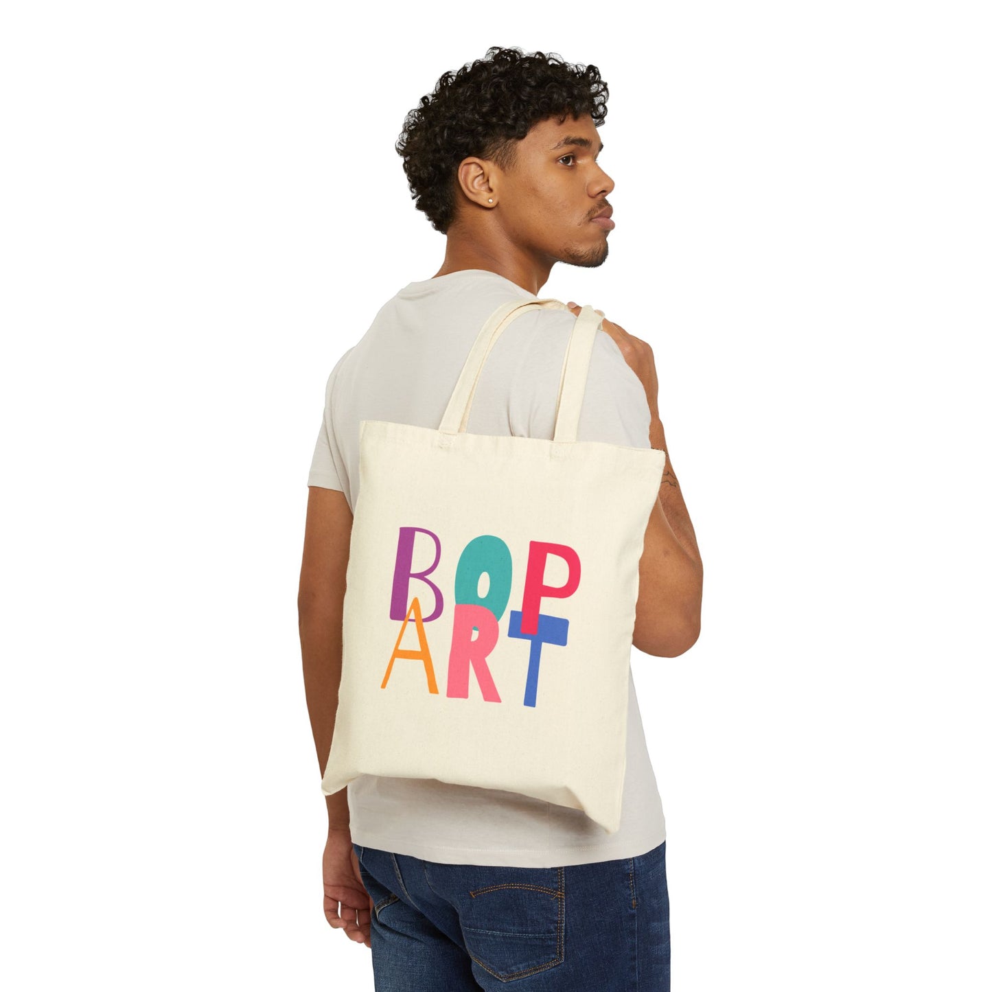 Canvas Logo Tote Bag